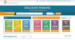 Desktop Screenshot of parknsave.com